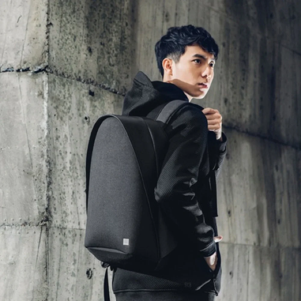 Moshi Tego Urban Backpack Charcoal‎ Black Laptop Bag RFID Anti-Theft Design